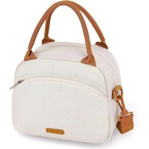 Lunch Bag Insulated Lunch Box Cute Lunch Bags for Women, Beige